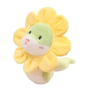 Плюшевая кукла Sunflower Snake Treasure Year высотой 38 см OLOEY, зеленый