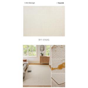 Saipos Ковер 240х340 см для гостиной/спальни waterproof, моющийся, кремового цвета, светлый люкс