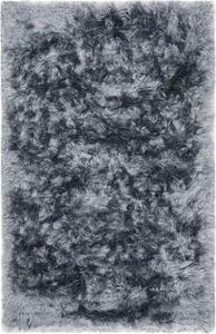 Ковер SAFAVIEH, 69 x 122 см, Ocean Shag Collection, Slate, ручной работы, сплошной, идеально подходит для помещений с высокой проходимостью: прихожей, гостиной, спальни (OCG101M)