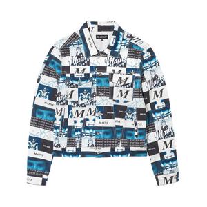 Куртка MAINS Yearbook Denim Jacket 'Blue/White', синий