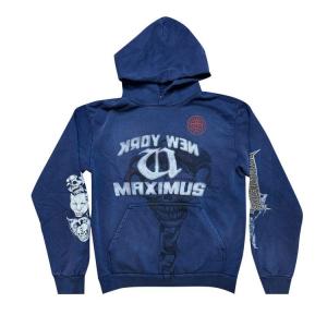 Худи Cactus Jack by Travis Scott Met Life Hoodie I, Washed Blue