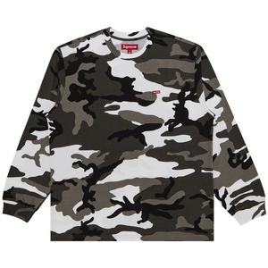 Футболка Supreme Small Box Long-Sleeve Tee, Snow Camo