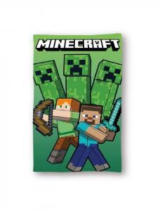 Minecraft Хлопковое полотенце Minecraft, банное полотенце, пляжное полотенце 70x140 см, зеленого цвета