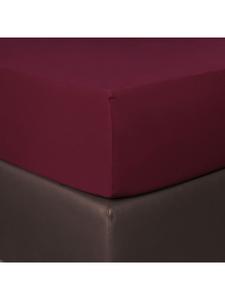 Простыня BettwarenShop Boxspring, цвет burgund