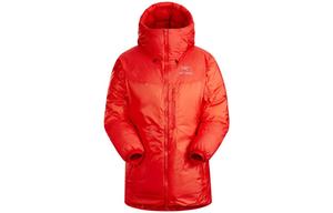 Пуховик женский Arcteryx Alpha Series, красный