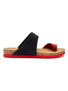 Сандалии Comfortfusse, цвет schwarz/rot