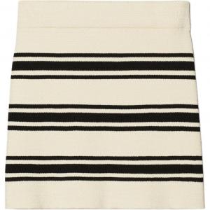 Повседневная короткая юбка для женщин Tory Burch, айвори белый