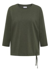 CECIL Лонгслив в темно-зеленом цвете