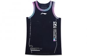 Спортивная баскетбольная коллекция баскетбольная майка унисекс черная Lining, черный