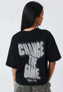 Футболка с принтом «mirage destroy spray print» Project X Paris, Noir