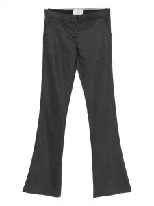 Клетчатые брюки Coperni, черный