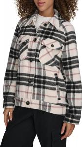 Женская куртка-рубашка Zoe Relaxed Wool Plaid Shirt Jacket Levi's, Rose Multi Plaid