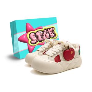 Термостойкие, нескользящие и износостойкие, низкие женские кроссовки для скейтбординга. Коробка в комплекте STAE, Yellow Apple