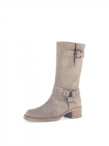 Байкерские ботинки бежевого цвета Gabor