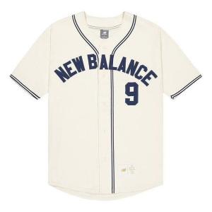 Рубашка спортивная одежда лучшие хиты бейсбольная рубашка New Balance, бежевый