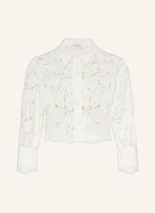 Блузка-Рубашка из ажурного кружева Mrs & Hugs, белый