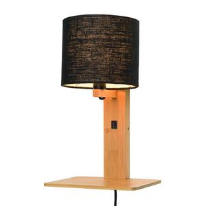 Настенный светильник GOOD&MOJO Andes Typ A, бамбук / лен - черный - черный