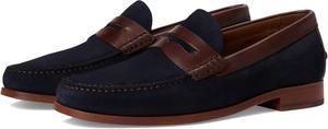 Туфли-лоферы Johnston Murphy Baldwin Penny для повседневной и официальной носки с отделкой слип-он Johnston & Murphy, темно-синий