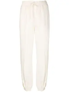 Зауженные брюки с завязками на завязках JIL SANDER, нейтральный