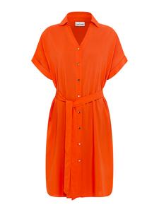 Платье-рубашка LASCANA, Orange red