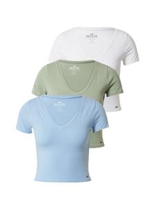 Рубашка HOLLISTER, цвет Light blue/Khaki/White