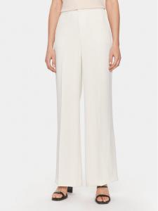 Широкие брюки из ткани Twinset, экрю