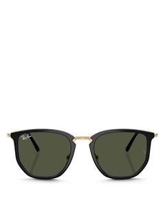 Круглые солнцезащитные очки, 50 мм Ray-Ban, черный