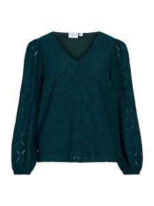 Блуза VILA VIFERO, темно-зеленый