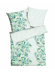 Постельное белье JACK 2 tlg Edel Seersucker 155x220cm Abstract Jungle, цвет jade