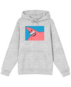 Мужская спортивная толстовка с графическим принтом "Морская звезда Патрик" цвета "вереск" SpongeBob SquarePants, Athletic heather