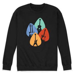 Мужской флисовый свитшот Picks в форме гитары Licensed Character