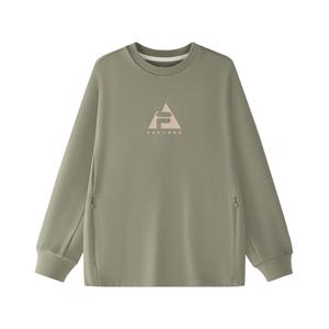 Свитшот Earth Green для подростков FILA KIDS, серый зеленый