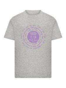 Футболка Fido Dido Is For Fido Spiral в сером меланже F4NT4STIC