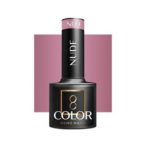 OCHO NAILS Гибридный лак для ногтей телесного цвета N09 -5 г Active Shop