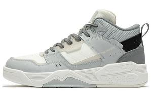 Кеды мужские, обувь для скейтбординга высокая серо-белый 361°