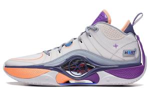 Баскетбольные кроссовки Shadow 5 мужские, среднего размера, светло-серые Lining