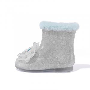 ABC DOUKIDS Теплые противоскользящие высокие детские ботинки для детей ABCdoukids, синий