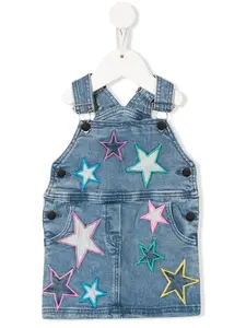 Платье с нашивкой Stella McCartney Kids, синий