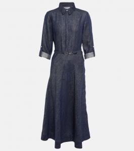 Джинсовое платье миди Marley GABRIELA HEARST, синий