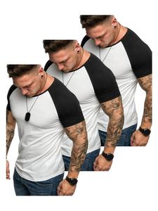 Набор из 3 футболок OMAHA (3 белые/черные)