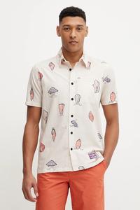 Хлопковая рубашка Jean Julien Picture, бежевый