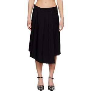 Feng Chen Wang Повседневная длинная юбка женская черная