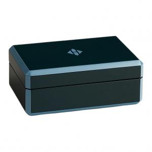 Hermes Деревянный ящик для хранения Cheval, унисекс, синий, большой