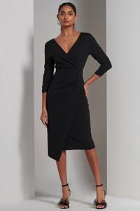 Облегающее платье Violetta с рукавами 3/4 Jolie Moi, черный