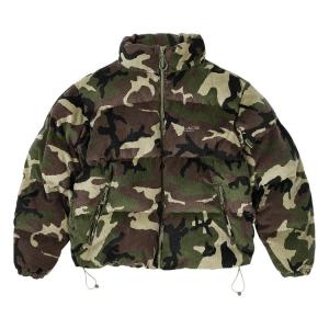 Куртка Palace Corduroy Puffa Jacket 'Camo', разноцветный