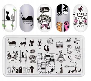 Пластина для штампа для ногтей, Tojato