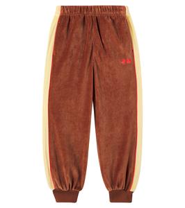 Спортивные брюки Happiness из хлопкового смесового бархата Jellymallow, коричневый