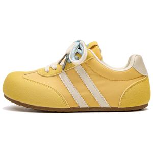 Скользоустойчивые износостойкие низкие скейтерские туфли для женщин Far waves, желтый