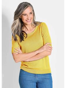 Вязаный свитер GOLDNER, желтый