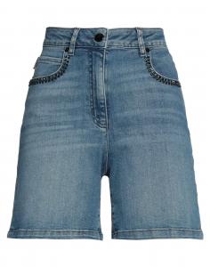 Джинсовые шорты Moschino, синий